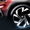 フォルクスワーゲンの新型SUVのティザースケッチ