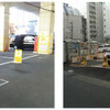 千歳船橋第1駐車場（左）と小田原第2駐車場