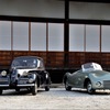 Early Cars to 1951（1951年以前に作られた中で最も優れているクルマ）…1946年フィアット1100フルアスパイダー（右）とPremio Sakura(春の二条城に最も似合う車)…1939年フィアット1500トゥーリング（左）