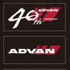 ADVAN40周年記念ミニステッカー
