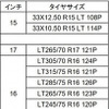 タイヤサイズ（オープンカントリーM/T）