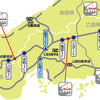 交通規制を実施する区間・工事規制箇所