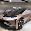 NIOブースに展示されたインテリアコンセプトのNIO『eve』