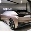 NIOブースに展示されたインテリアコンセプトのNIO『eve』