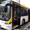 福岡市都心部を走る2連結バス「BRT」