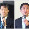 KDDI ビジネスIoT企画部 部長の原田圭悟氏（左）とKDDI総合研究所 執行役員 コネクティッドネットワーク部門 部門長の大谷朋広氏（右）