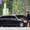 6月12日、会談会場に到着した金委員長　(c) Getty Images