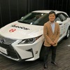 ZMP 代表取締役社長の谷口恒（たにぐちひさし）氏とRoboCar SUV