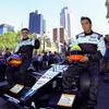 アロンソ（向かって左。2001年、ミナルディ）とマルケス　(c) Getty Images