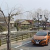 日産リーフ。福岡・柳川にて。