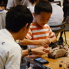 「子供カーモデラー教室」の様子