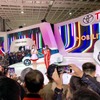 台湾モーターショーのトヨタブースにゲストとして登場したミンミン