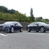 アウディ A8（左）とアウディ A7スポーツバック（右）