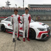 スーパー耐久にスポット参戦する大岩浩気さん（右）