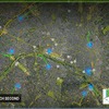 パリ市内の大気の質をリアルタイムで示すマップ