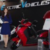 3輪バイクのADIVAが「京都スマートシティエキスポ2018」で新型電動バイク4台を展示。