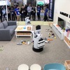 片づけロボットは、ゆっくりながらも安全確実に稼働していた