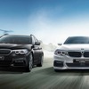 BMW 523i Mスピリット（右）と523dツーリング Mスピリット