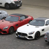 メルセデス AMG GT 53 スクープ写真（ホワイトの車両）