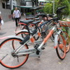 シンガポールではシェア自転車も交通手段として既に定着。