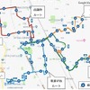 神戸市北区で実施する「まちなか自動移動サービス」のルート