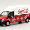 OXFORD 1/76scale Ford Transit MK5 LWB High Coca Cola Xmas