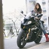 星野華さんとBMW『S1000RR』