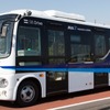 実証実験で使用する自動運転バス　Photos by ALL NIPPON AIRWAYS CO.,LTD.