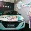 コスプレイヤーえなこ、シースルー初音ミク衣装でホンダ S660 とコラボ…東京オートサロン2019