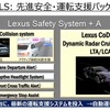 現行レクサスLSに搭載されている先進安全・運転支援パッケージ