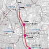 大阪モノレール延伸区間のルート。大阪市高速電気軌道中央線・鶴見緑地線、JR学研都市線、近鉄けいはんな線、近鉄奈良線と接続しており、東西に伸びる鉄道との連携が期待されている。