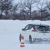 日産 リーフ（日産インテリジェントモビリティ雪上試乗会）