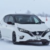 日産 リーフ（日産インテリジェントモビリティ雪上試乗会）