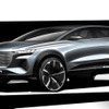 アウディ Q4 e-tron コンセプトのイメージスケッチ