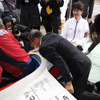 石原都知事も試乗、マン島TT遠征サイドカー展示
