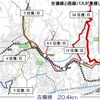 岡山市が明らかにしている「吉備線LRT化基本計画」に掲載されている吉備線周辺の公共交通状況。吉備線と並行するバス路線は多数あるものの、同線と接続するバスの便数が少ないという。