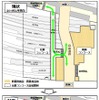 改良される品川駅北側コンコースの概要。現在の北側コンコースが東京方へ大幅に延び、駅の業務施設や商業施設もその分、拡張する。