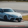 トヨタ・スープラ 新型をテストするフェルナンド・アロンソ選手
