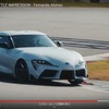 トヨタ・スープラ 新型をテストするフェルナンド・アロンソ選手