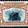 世界初の自動車切手 コロンビア号（1901・米）