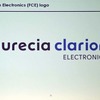 新たな事業部門名「Faurecia calarion Electronics」のロゴマーク