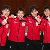 男子エペワールドカップ団体、日本優勝（2019年3月24日、ブエノスアイレス）