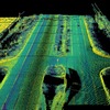 ハンズフリーの部分自動運転が可能なキャデラックのスーパークルーズのライダー（LiDAR）画像のイメージ