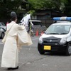 笠間稲荷神社　車の茅の輪くぐり