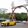 笠間稲荷神社　車の茅の輪くぐり