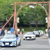 笠間稲荷神社　車の茅の輪くぐり