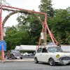 笠間稲荷神社　車の茅の輪くぐり