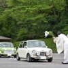 笠間稲荷神社　車の茅の輪くぐり