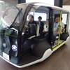 東京2020オリンピック・パラリンピック競技大会をサポートする専用モビリティ「APM」。車両は開発中のもの。