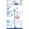 ラッピング電車の走行位置を確認できる西武線アプリのイメージ。